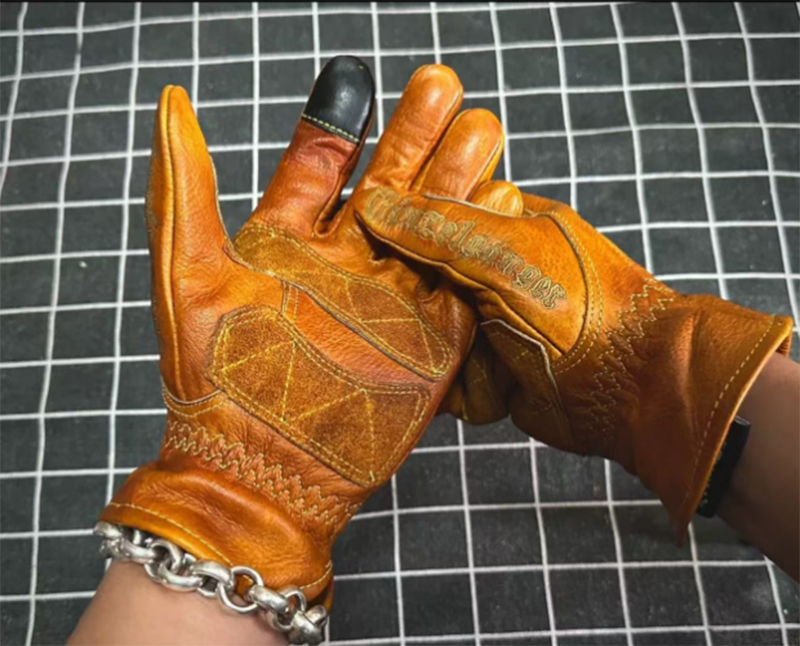 Horse Riding Glove - Feito à mão de couro genuíno