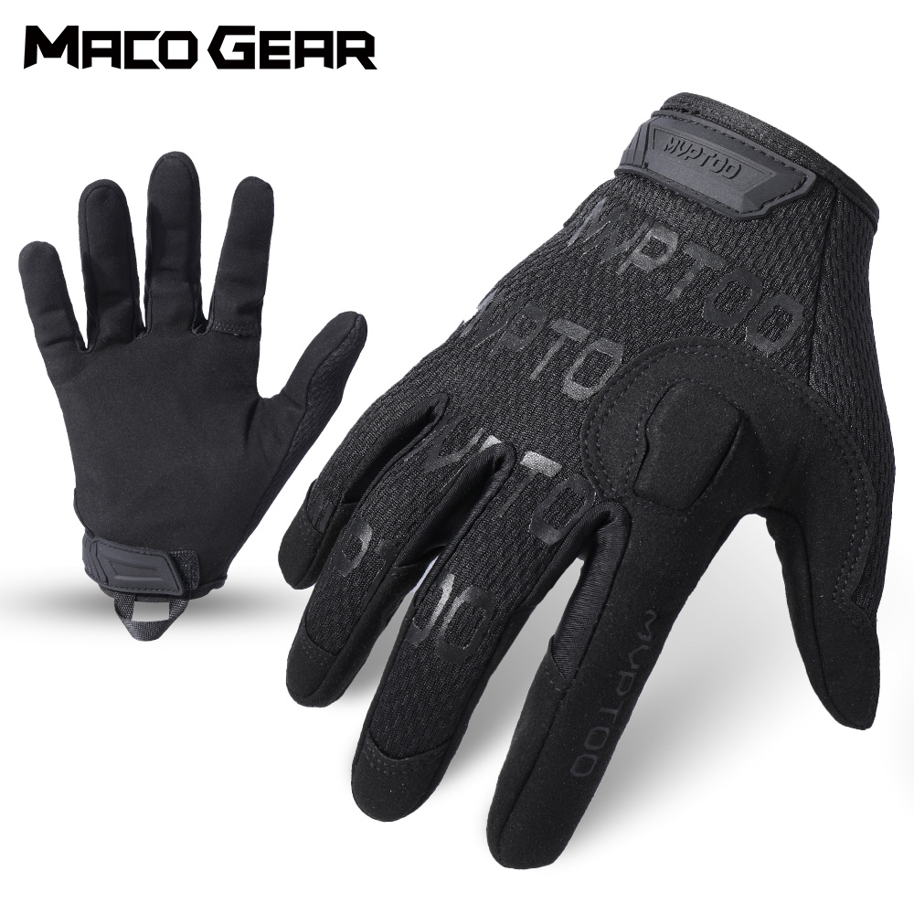 Outdoor Sport Climbing Gear - Camuflagem dedo cheio tático luva ciclismo