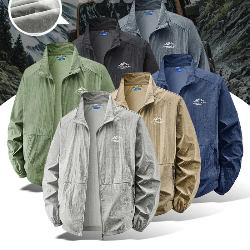 Outdoor Sport Clothing Brands - Jaqueta Masculina Leve para Caminhadas ao