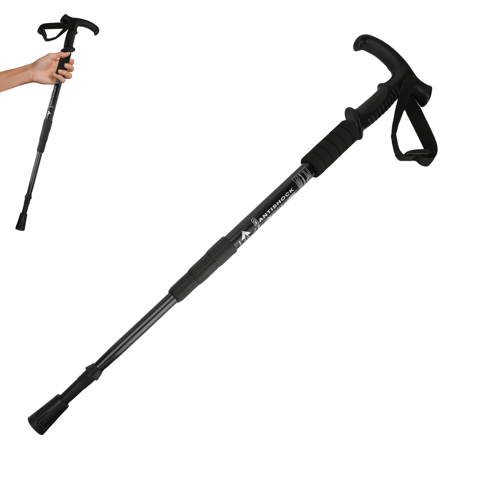 Bastão de Caminhada em Liga de - Outdoor Sport Climbing Gear avaliação e preço