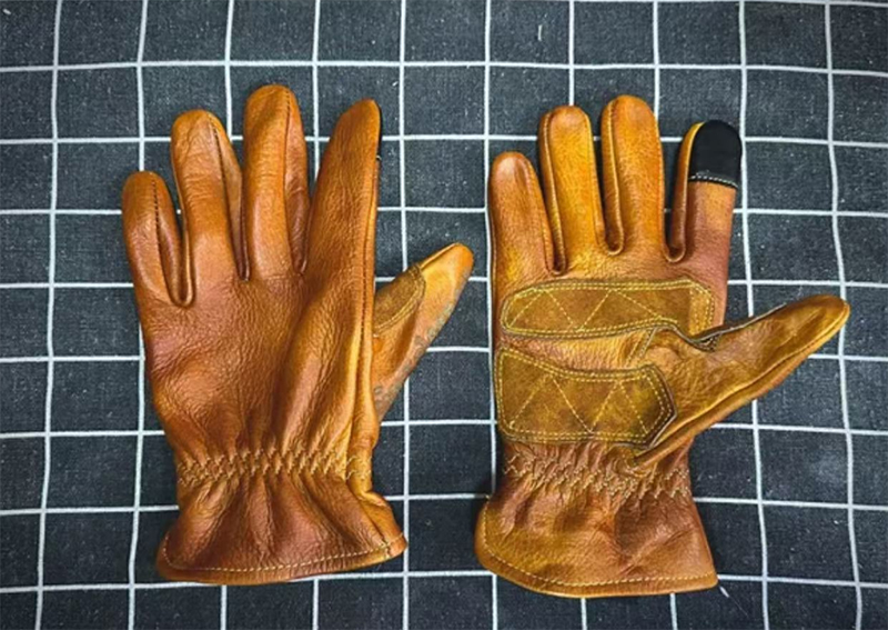 Feito à mão de couro genuíno r - Horse Riding Glove avaliação e preço