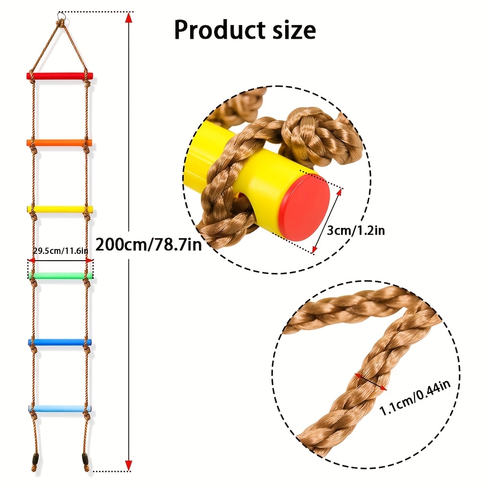Escada de Escalada Colorida pa - Outdoor Sport Climbing Gear avaliação e preço
