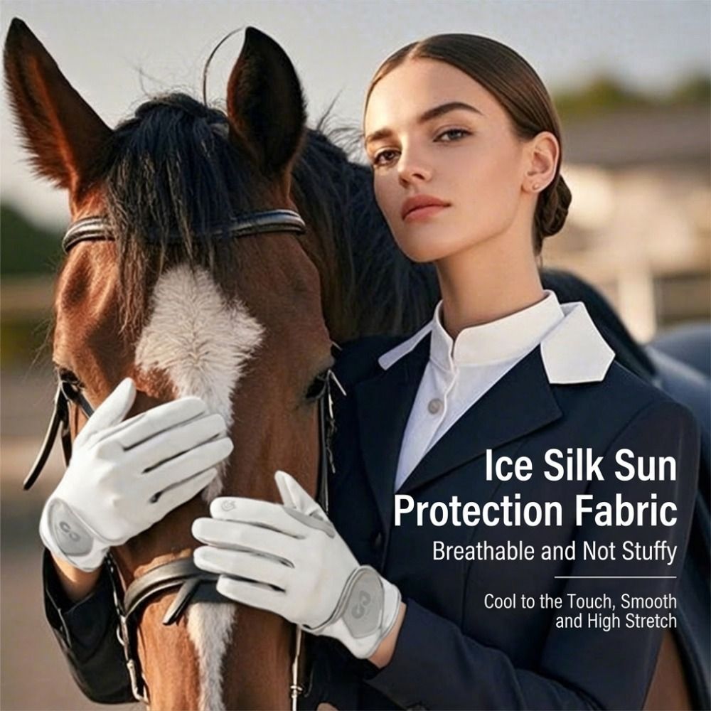 Novas luvas de equitação respi - Horse Riding Glove avaliação e preço
