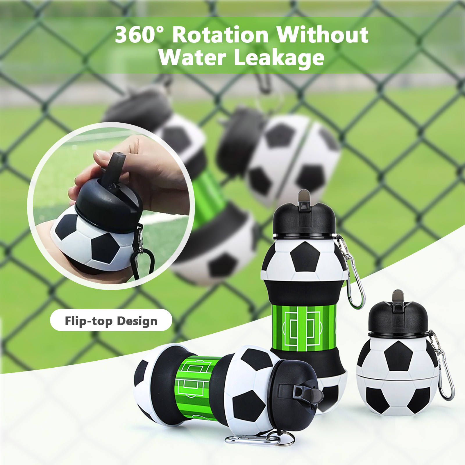 Garrafa de Água Dobrável de 55 - Outdoor Sport Field avaliação e preço